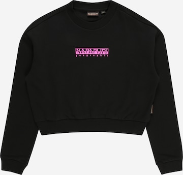 NAPAPIJRISweater majica - crna boja: prednji dio