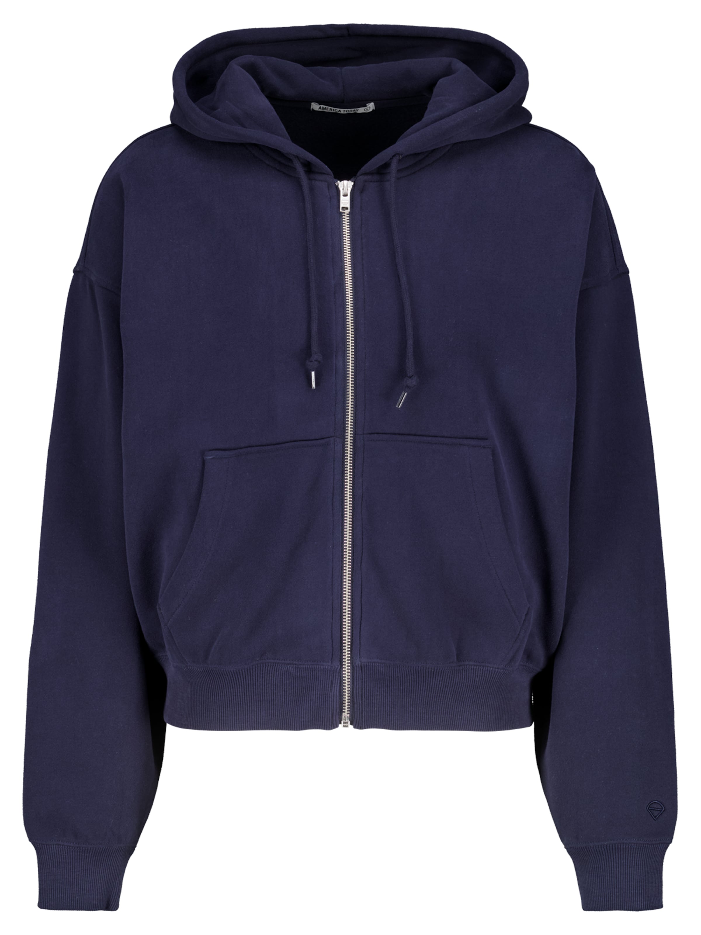 America Today Sweat jacket in Blue: front
