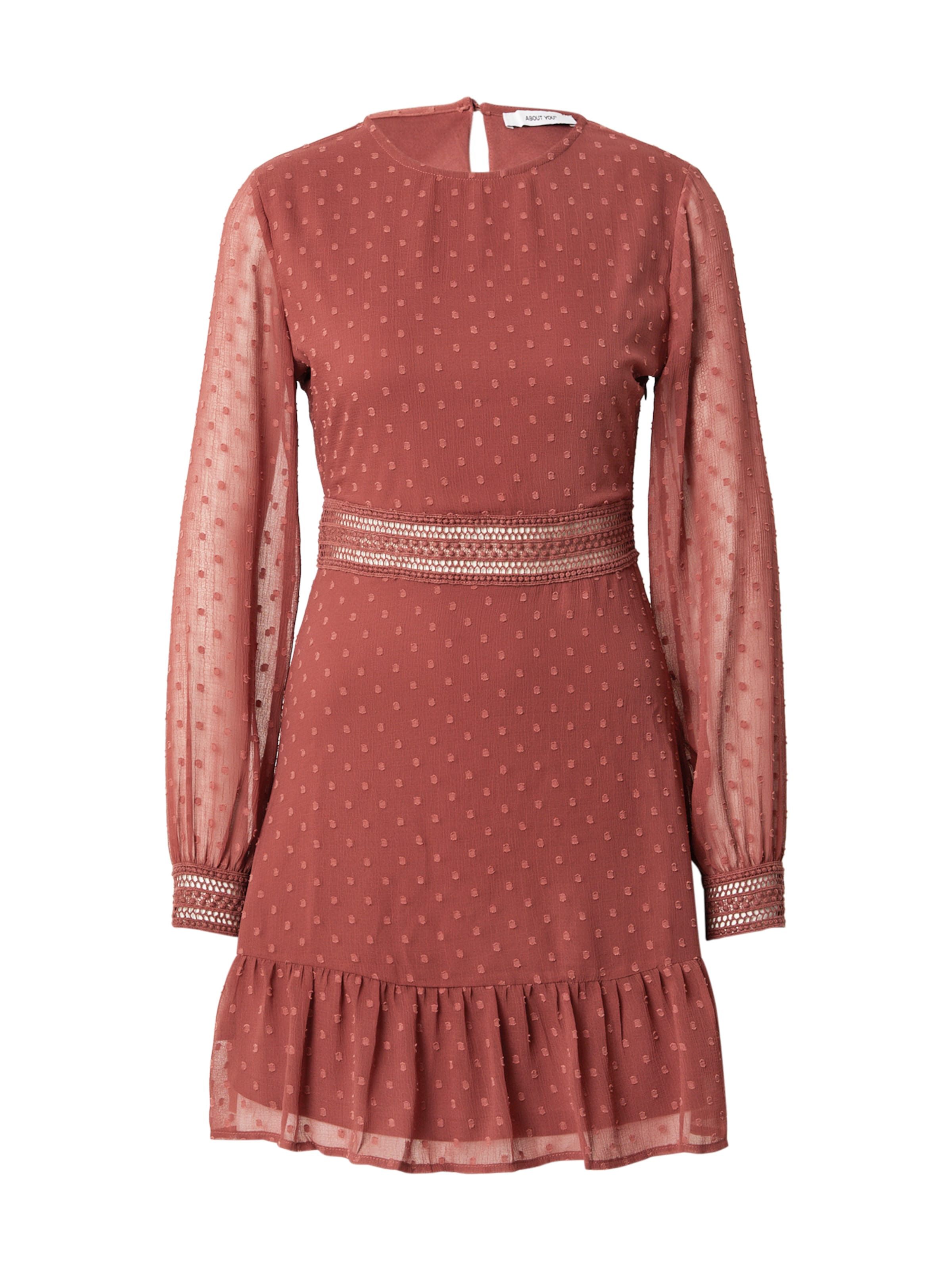ABOUT YOU Dress 'Rose' in Brown: front