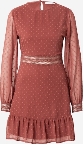 ABOUT YOU Kleid 'Rose' in Braun: Vorderseite