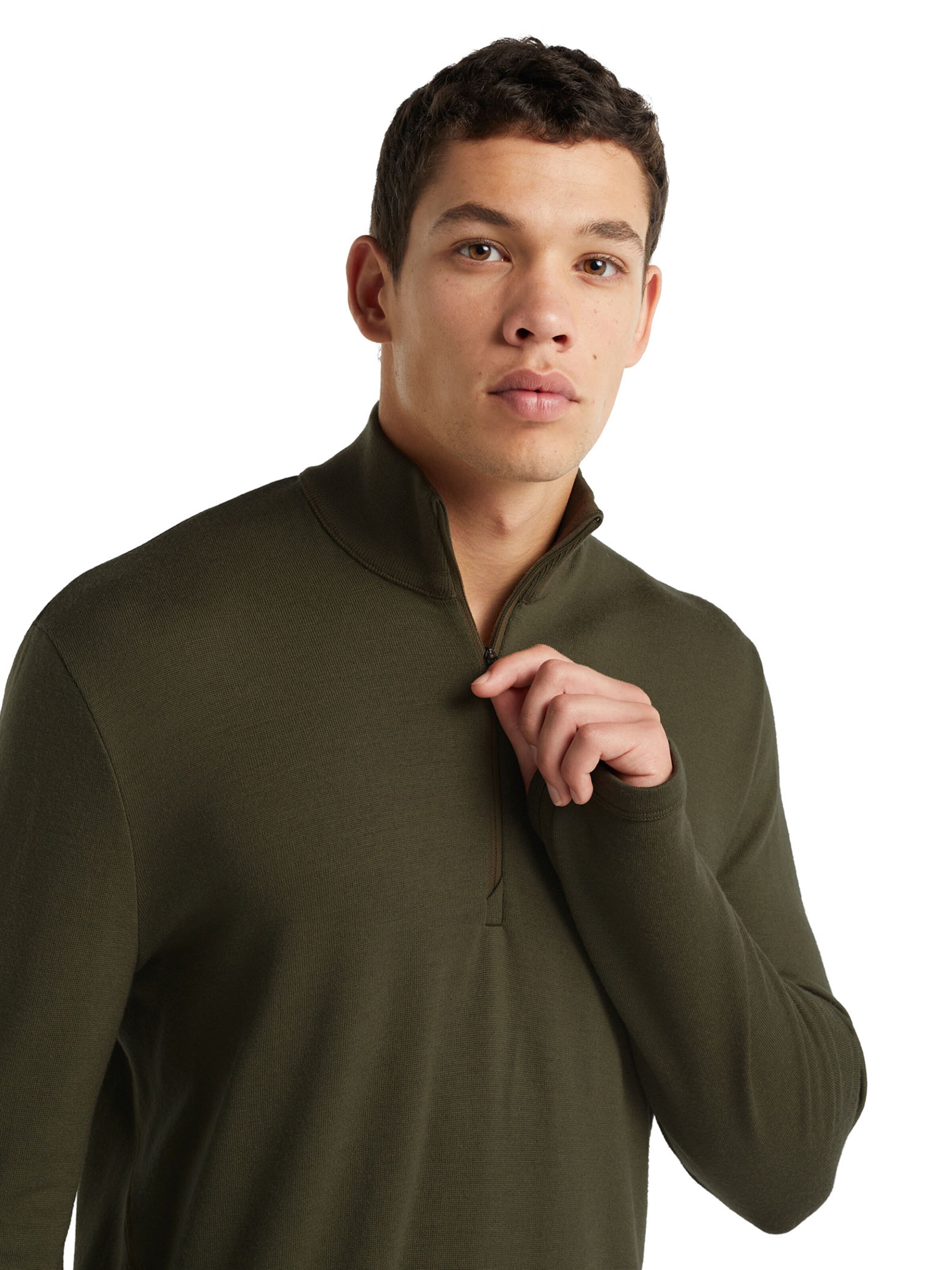 ICEBREAKERSportska sweater majica 'Original' - zelena boja