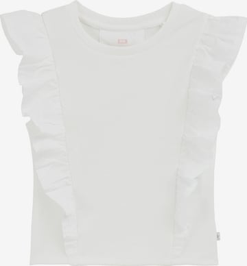 T-Shirt WE Fashion en blanc : devant