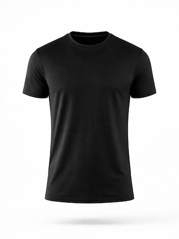 PANTONECLO Funktionsshirt 'Pantoneclo Men's Gym Crew Neck Short Sleeve T-Shirt'‌‌‌‌‌‌‌‌‌ in Schwarz: Vorderseite