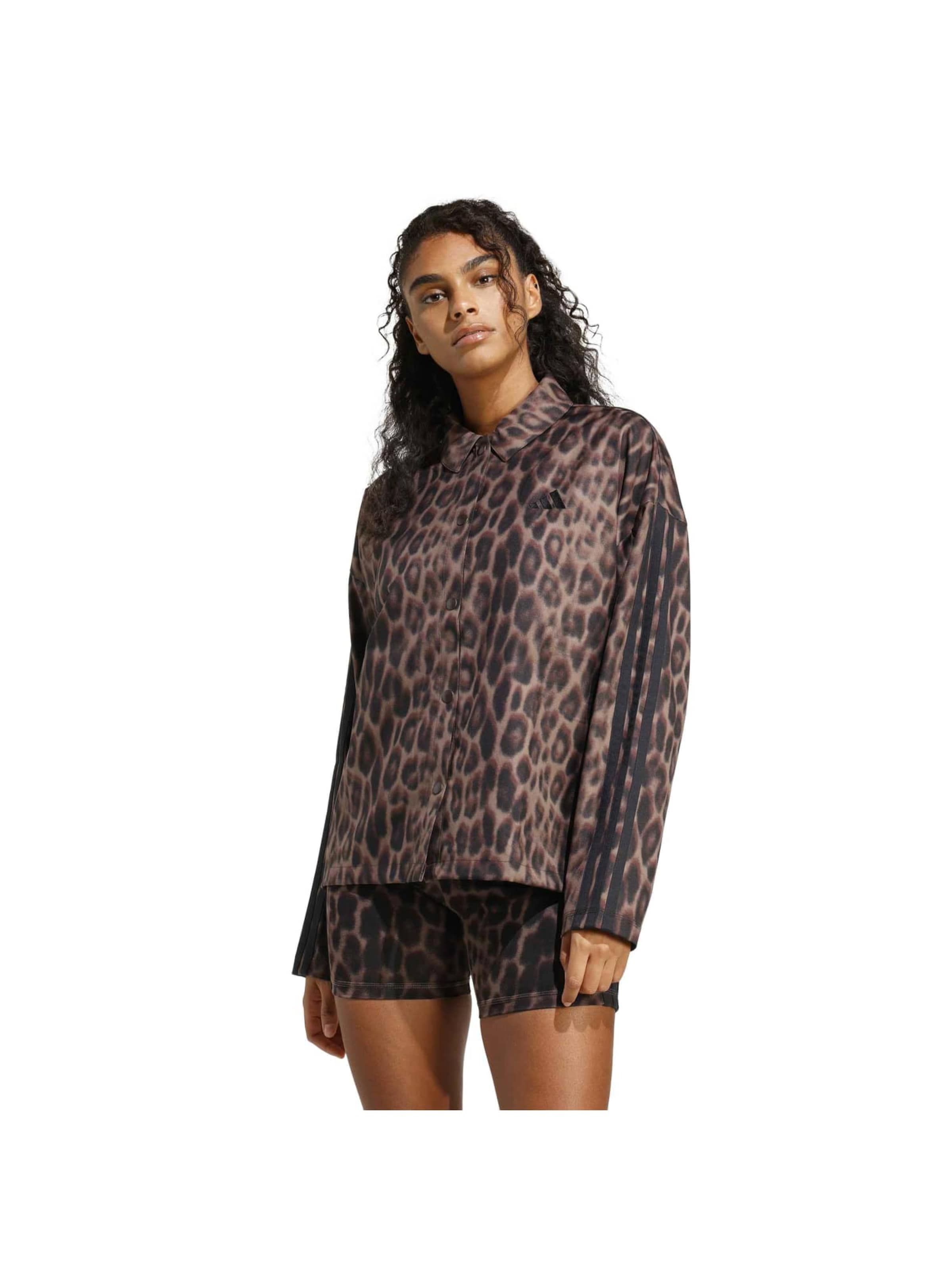 ruda ADIDAS SPORTSWEAR Sportinė striukė 'Seasonal Essentials': priekis