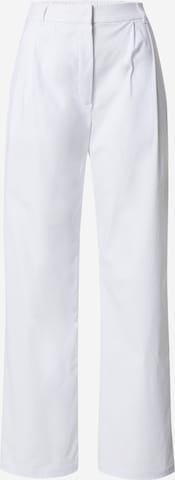 Ema Louise x ABOUT YOU Loose fit Pants 'Fanny' in White: front