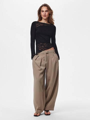 PIECES Shirt in Schwarz
