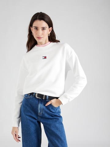 Tommy Jeans - Sudadera en blanco: frente