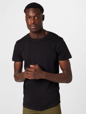 T-shirt TOM TAILOR DENIM en noir : devant