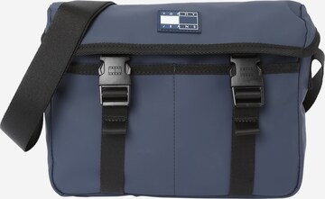 Tommy Jeans Messenger – modrá: přední strana