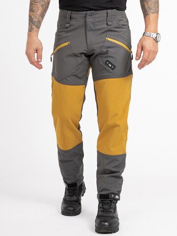 Rock Creek Regular Outdoorhose in Grau: Vorderseite