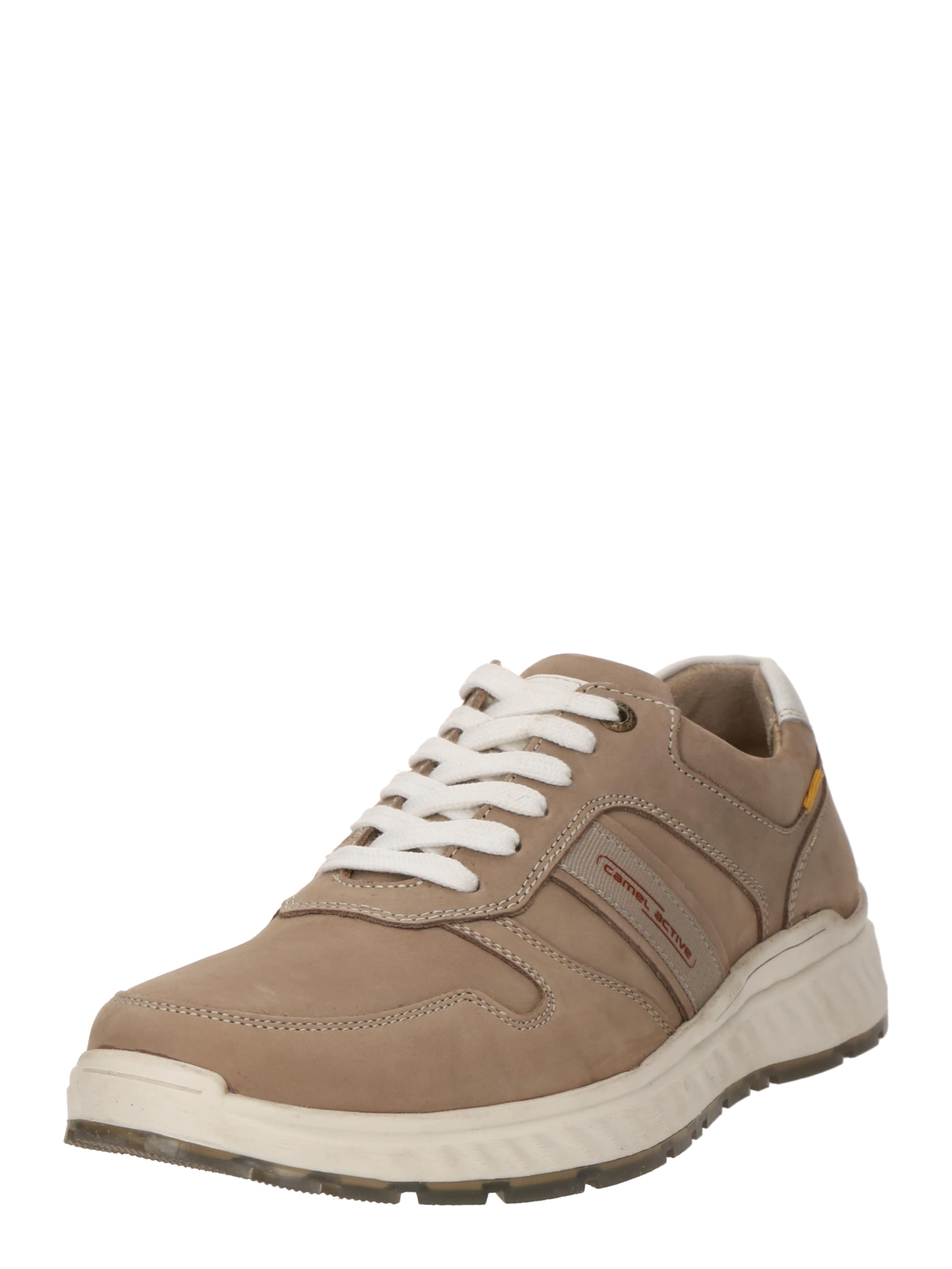 CAMEL ACTIVE Σνίκερ χαμηλό 'Wood' σε μπεζ: μπροστά