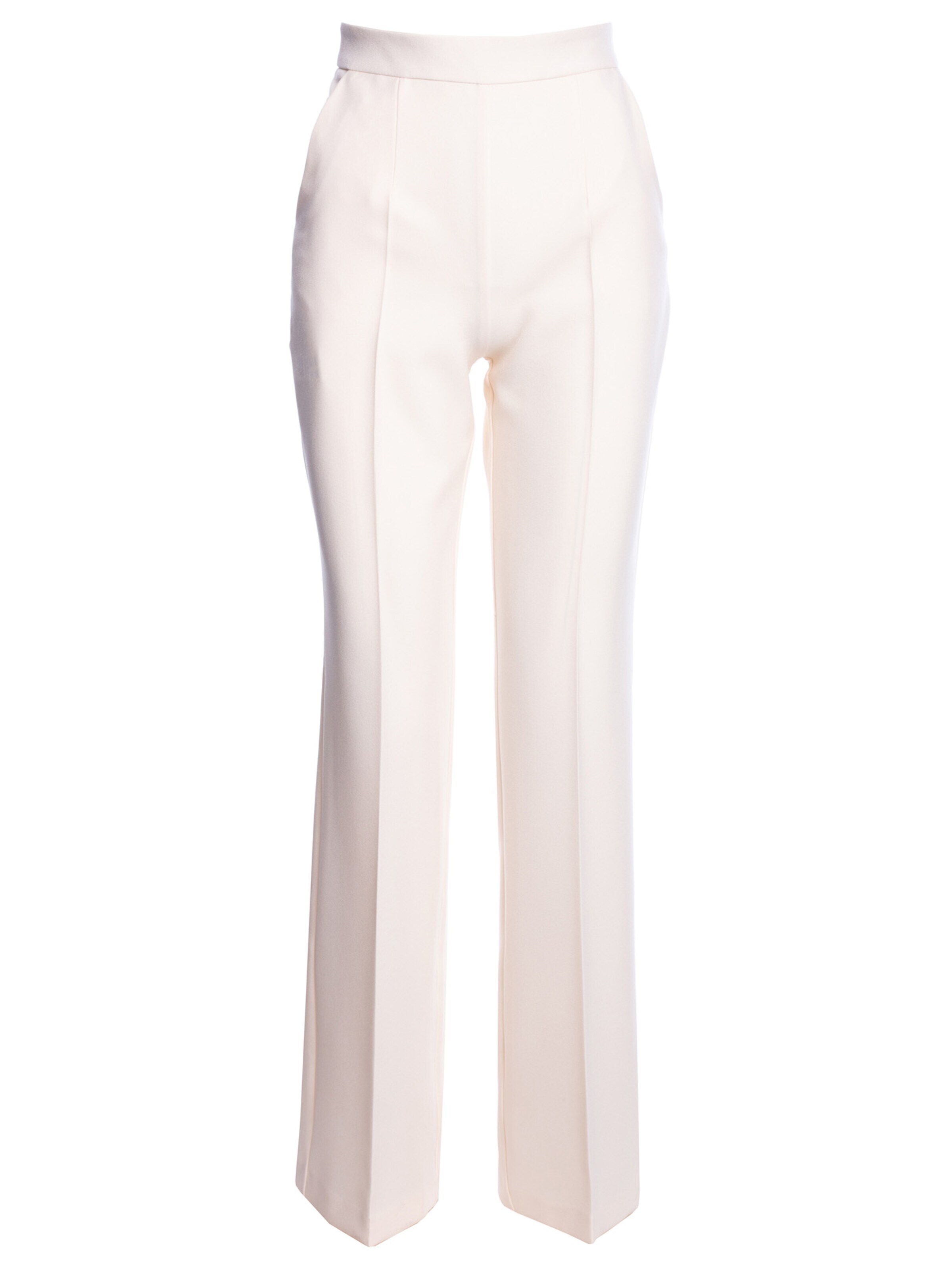 Pantaloni cu dungă de la Stylove pe bej: față