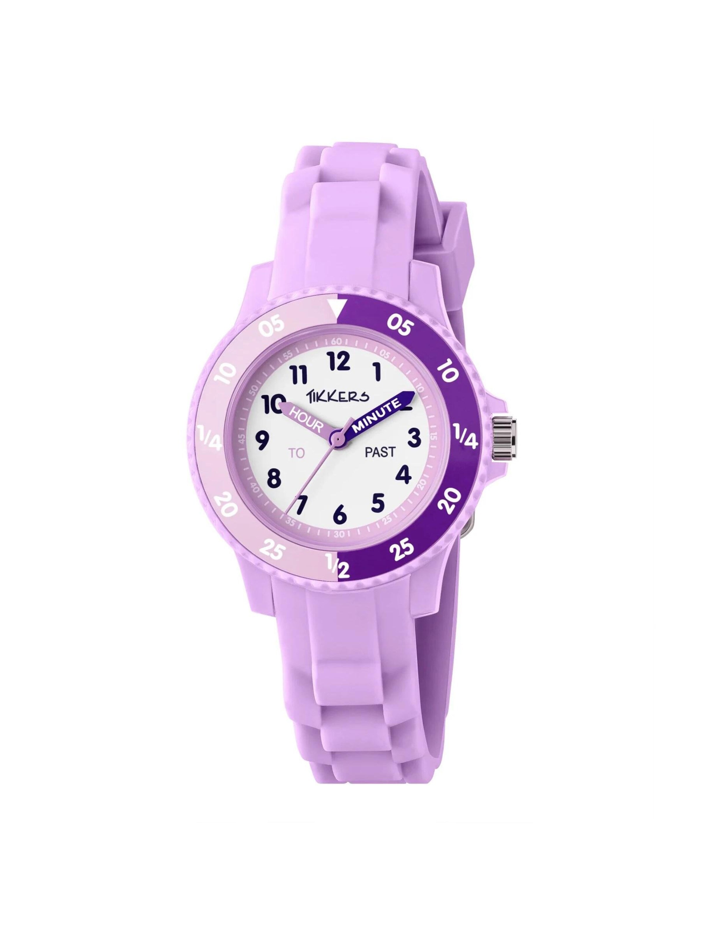 Tikkers Watch in Purple: front