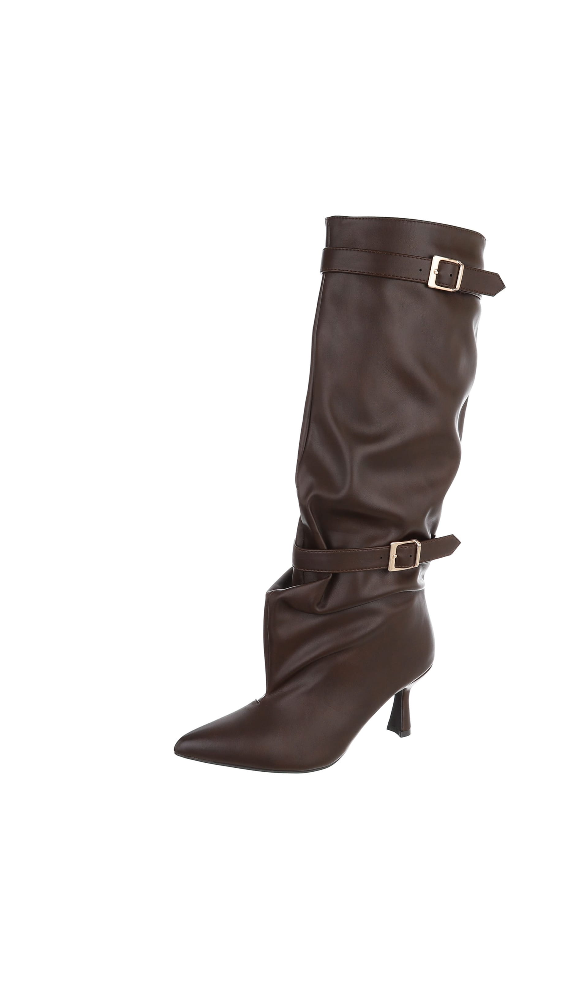 Ital-Design Boots in Brown: front