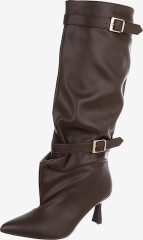 Ital-Design Boots in Brown: front