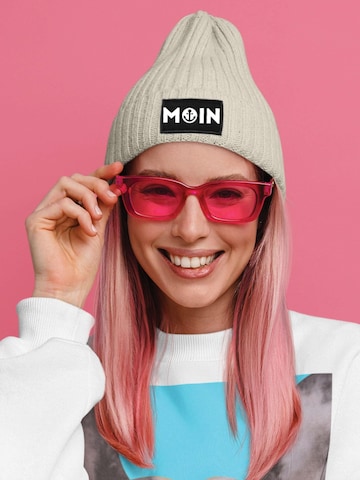 Youth Designz Beanie 'Moin' in Beige