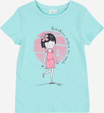 s.Oliver Shirt in Grün: Vorderseite