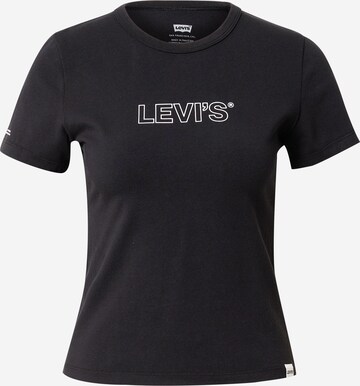 LEVI'S ® Shirts 'Graphic Rickie Tee' i sort: forside
