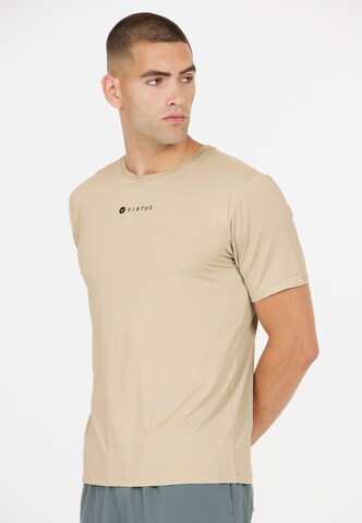 Virtus Functioneel shirt 'Roger' in Beige: voorkant