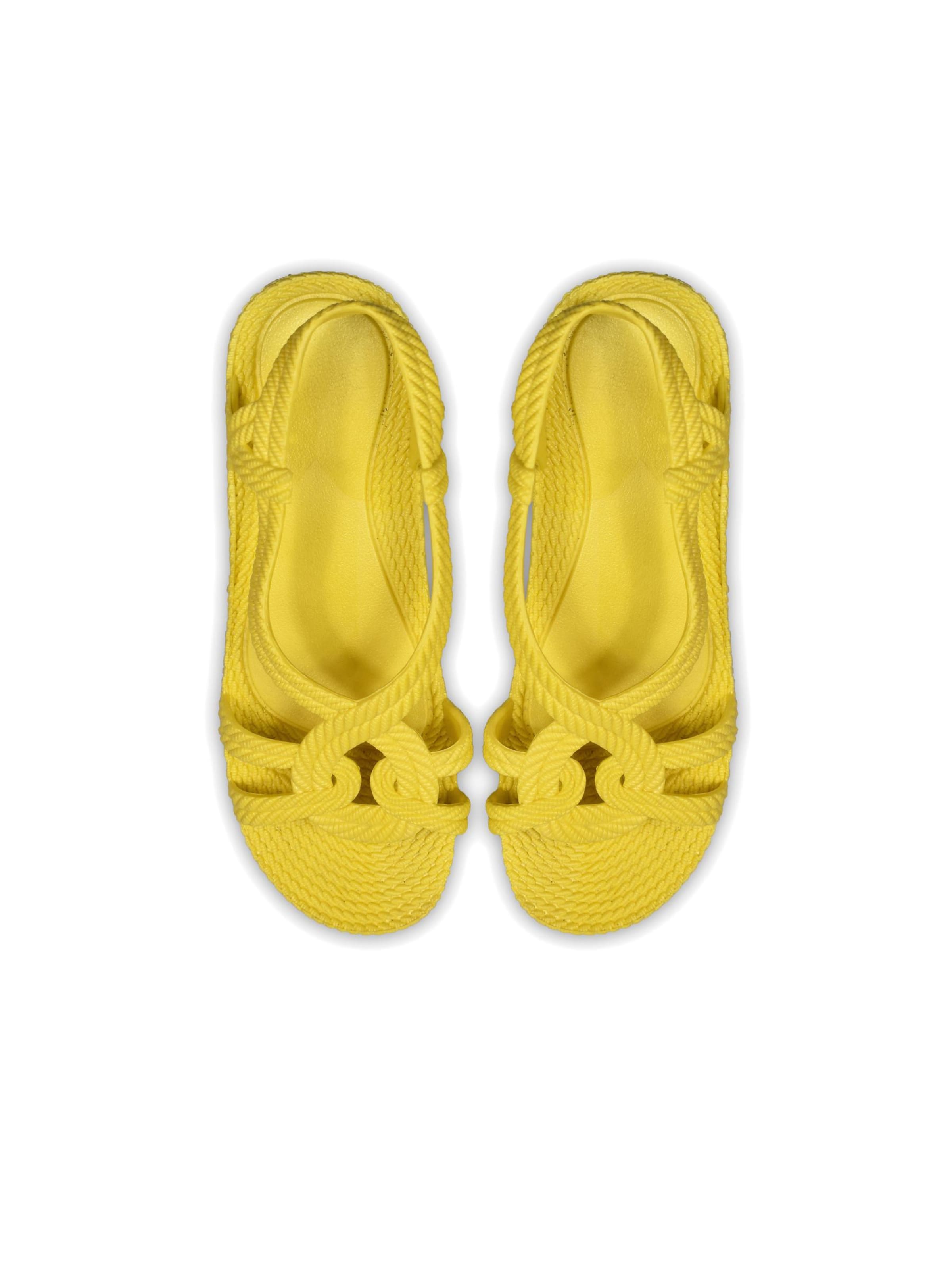 Brasileras - Sandalias 'Esmirna' en amarillo