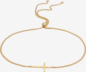 ELLI Bracelet 'Kreuz' in Gold: front