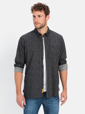 CAMEL ACTIVE Regular Fit Hemd in Schwarz: Vorderseite