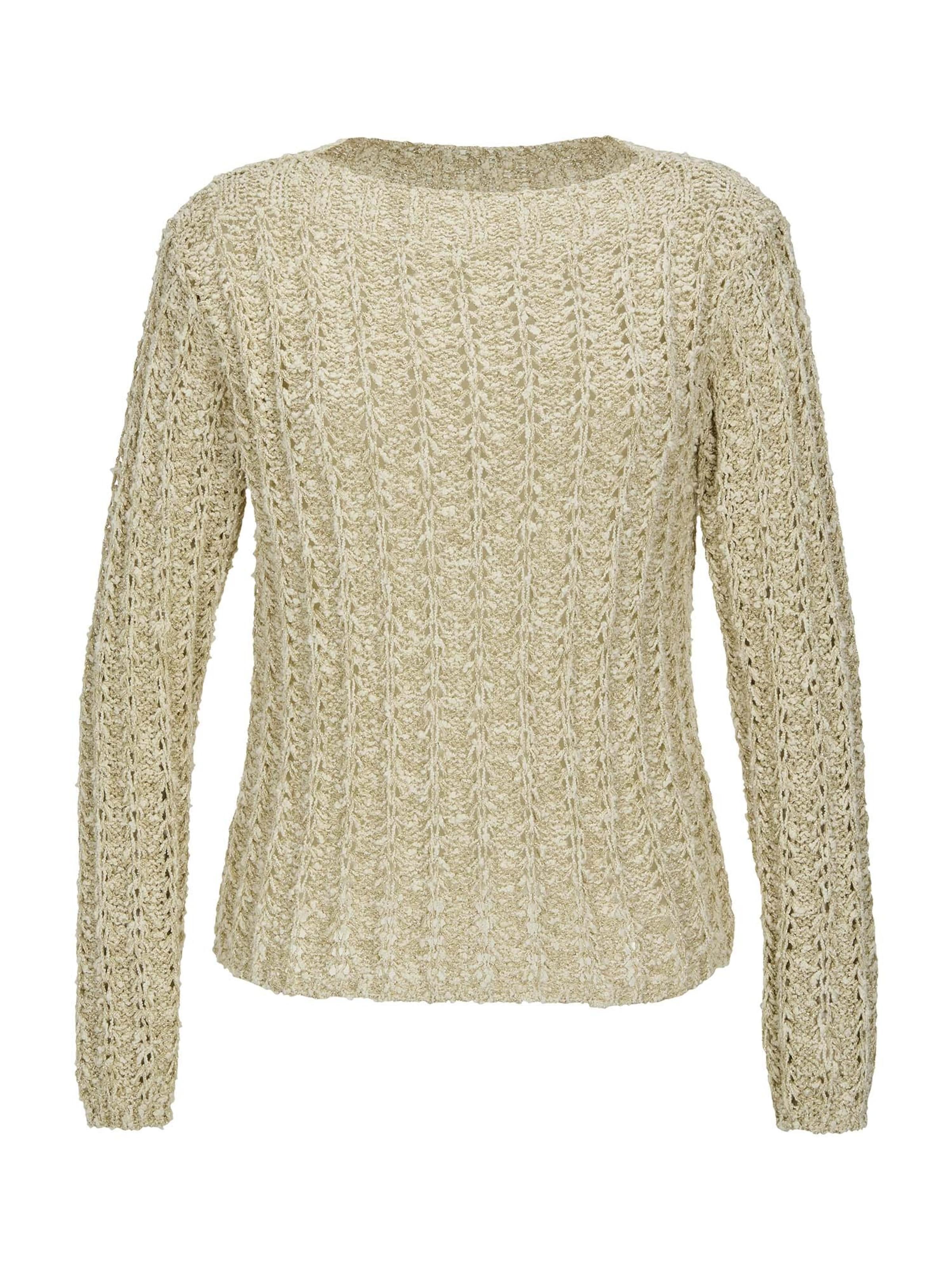 Pull-over MADELEINE en blanc : devant