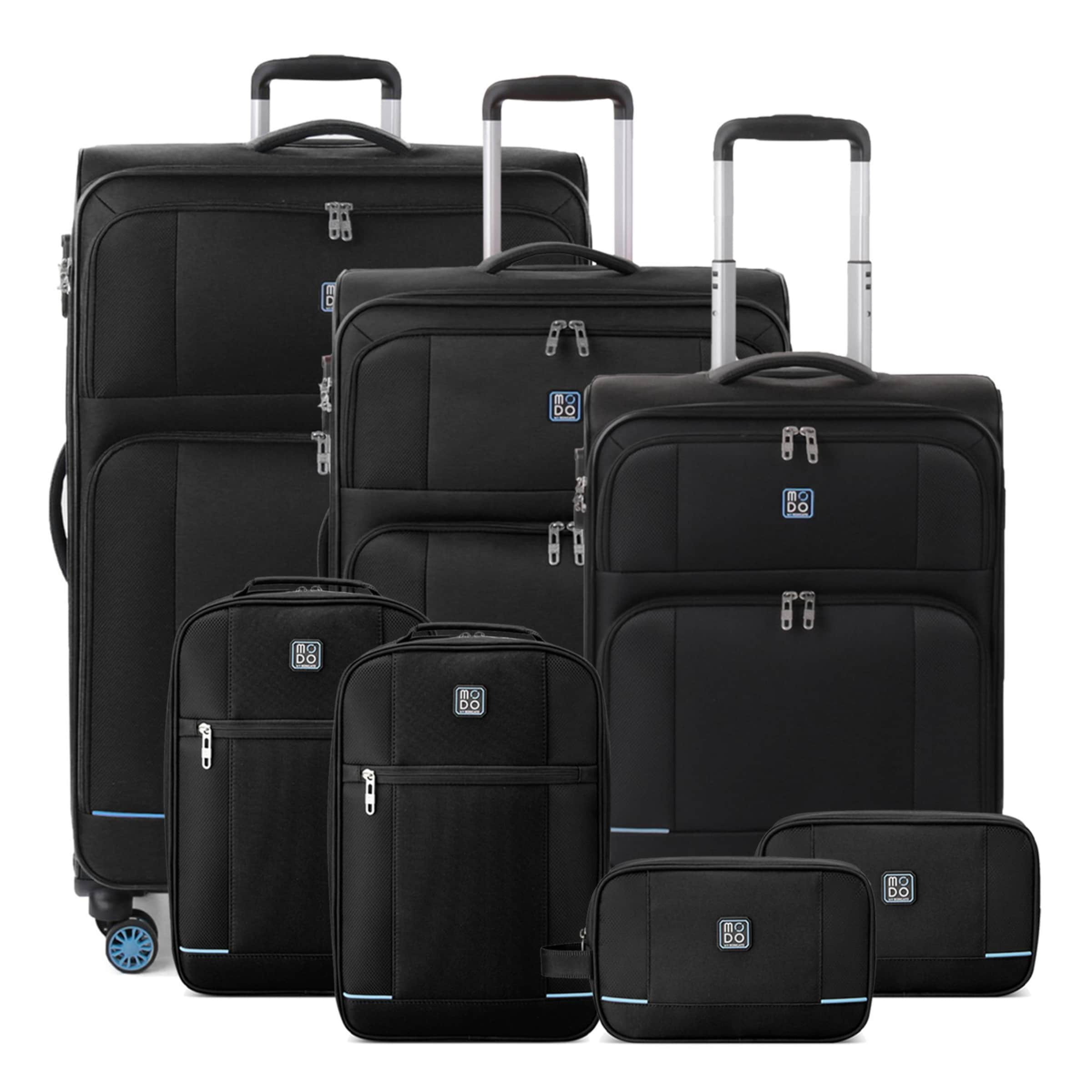 MODO by Roncato Suitcase Set 'Star 2.0' in Black: front