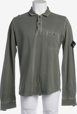 Stone Island Freizeithemd / Shirt / Polohemd langarm XL in Grün: Vorderseite