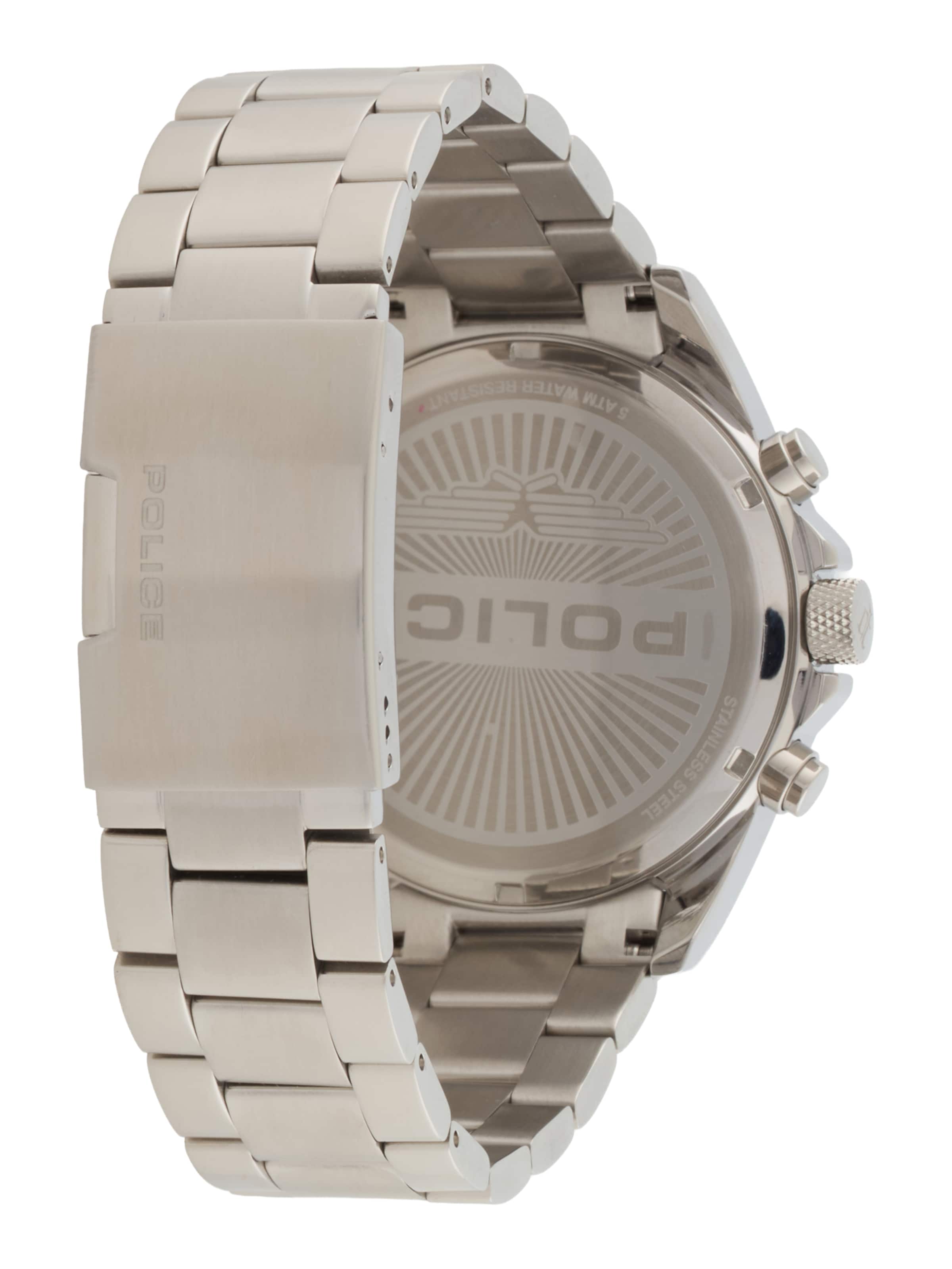 POLICE Analog klocka 'Defender' i silver