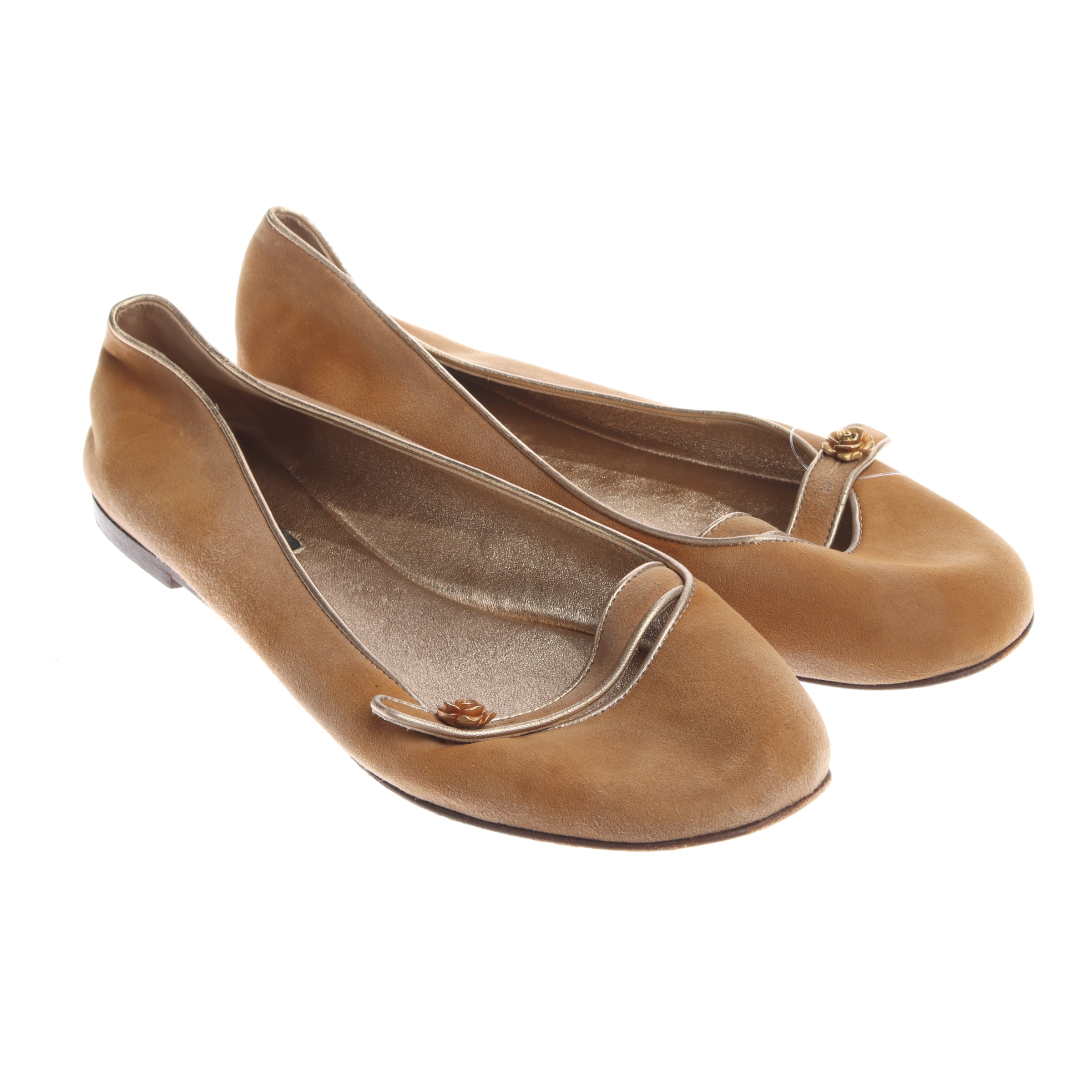 DOLCE & GABBANA Flats & Loafers in 38 in Light brown, Item view