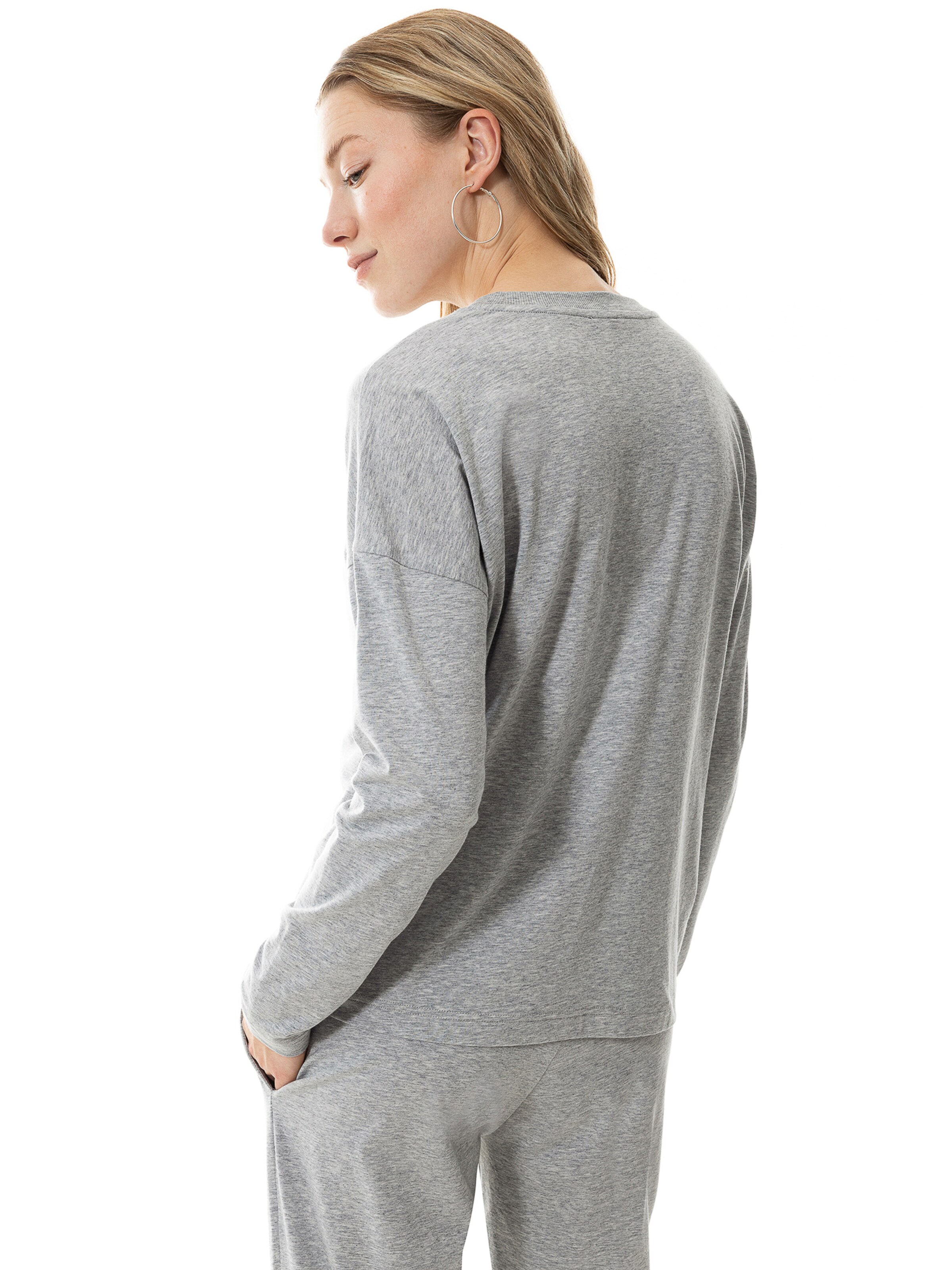 Mey Pajama shirt 'Yona' in Grey