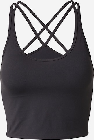 aim'n Bustier Sports-BH 'Monochrome Core Bralette' i svart: forside