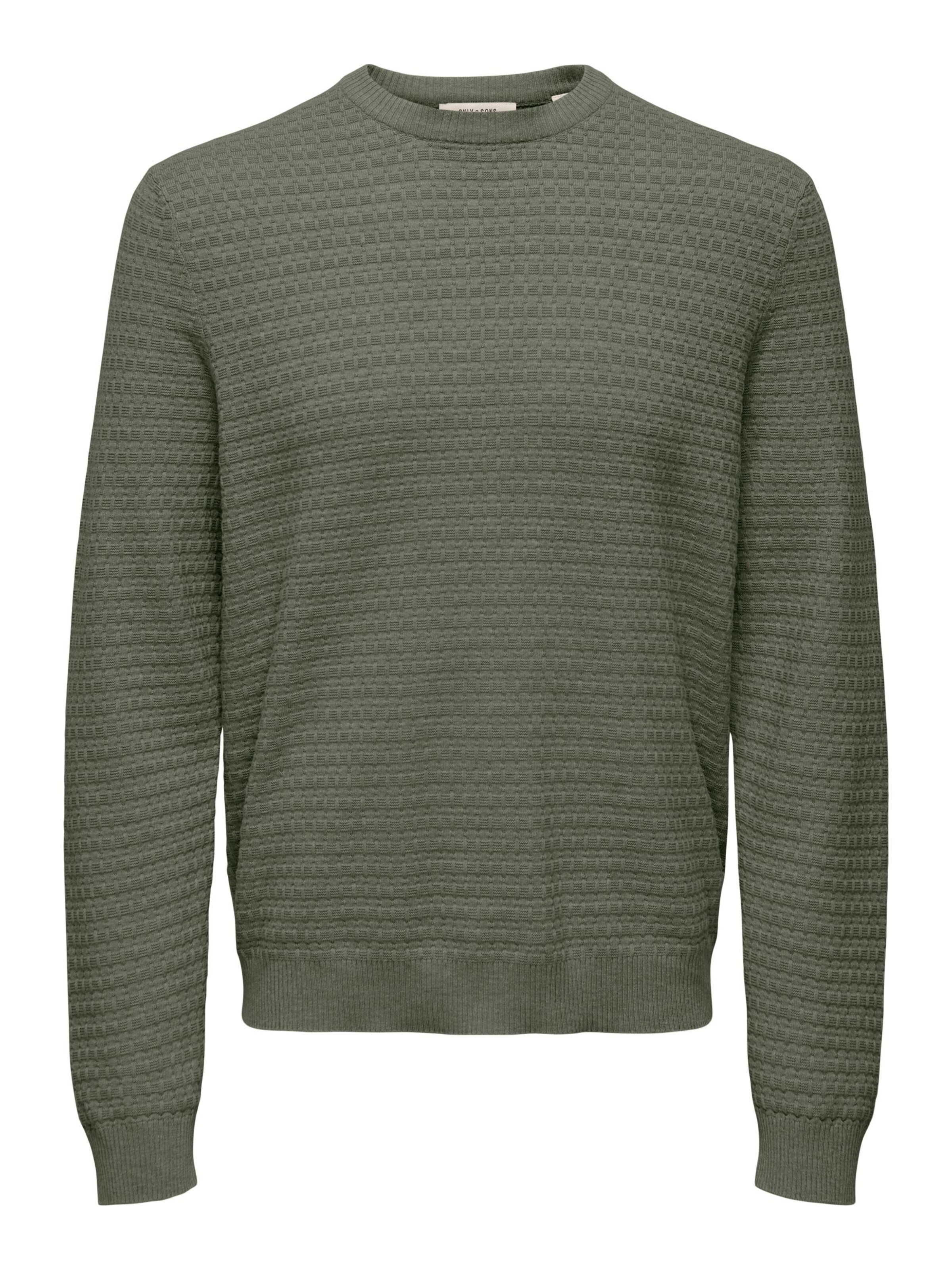 Pullover 'ONSLoui' di Only & Sons in verde: frontale