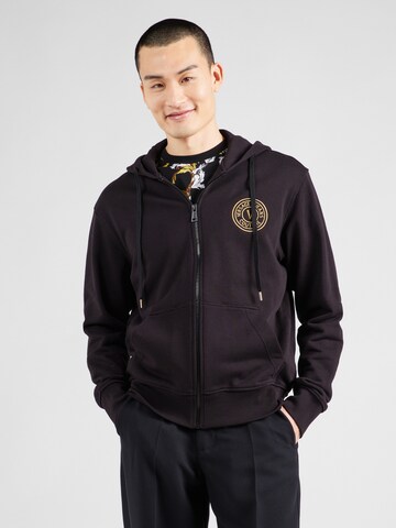 Versace Jeans Couture Jopa na zadrgo | črna barva: sprednja stran