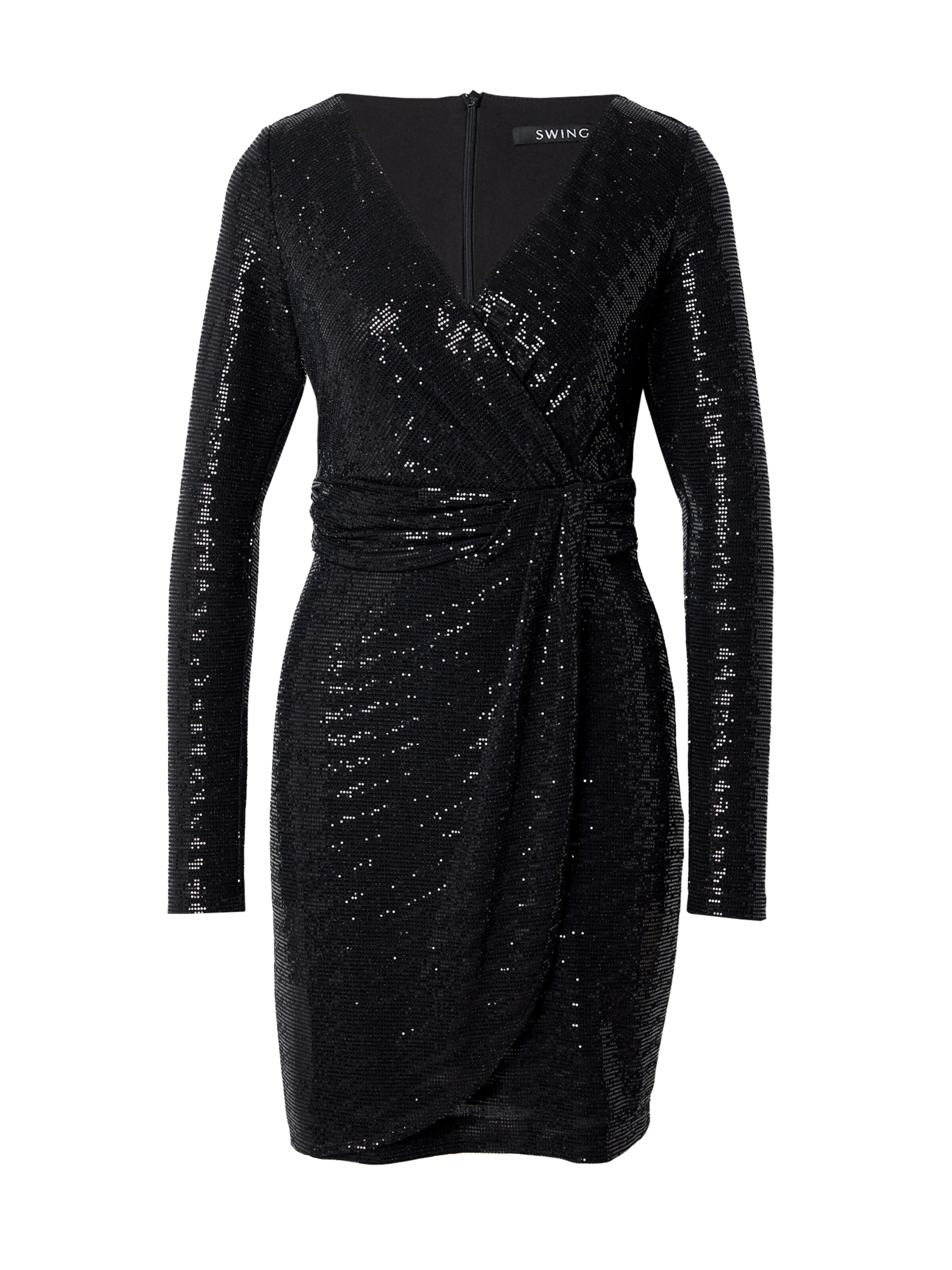 Robe SWING en noir : devant