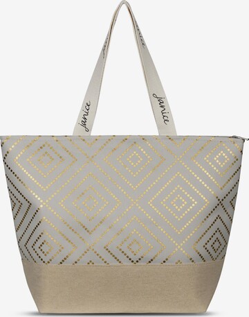 normani Beach Bag 'Nika' in White: front