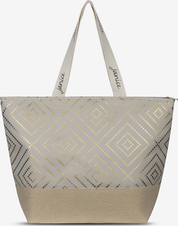 normani Beach Bag 'Nika' in White: front