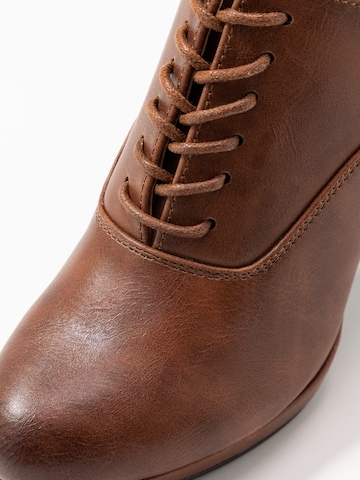 Anna Field Pumps met hoge voorkant 'BRANA-101' in Bruin