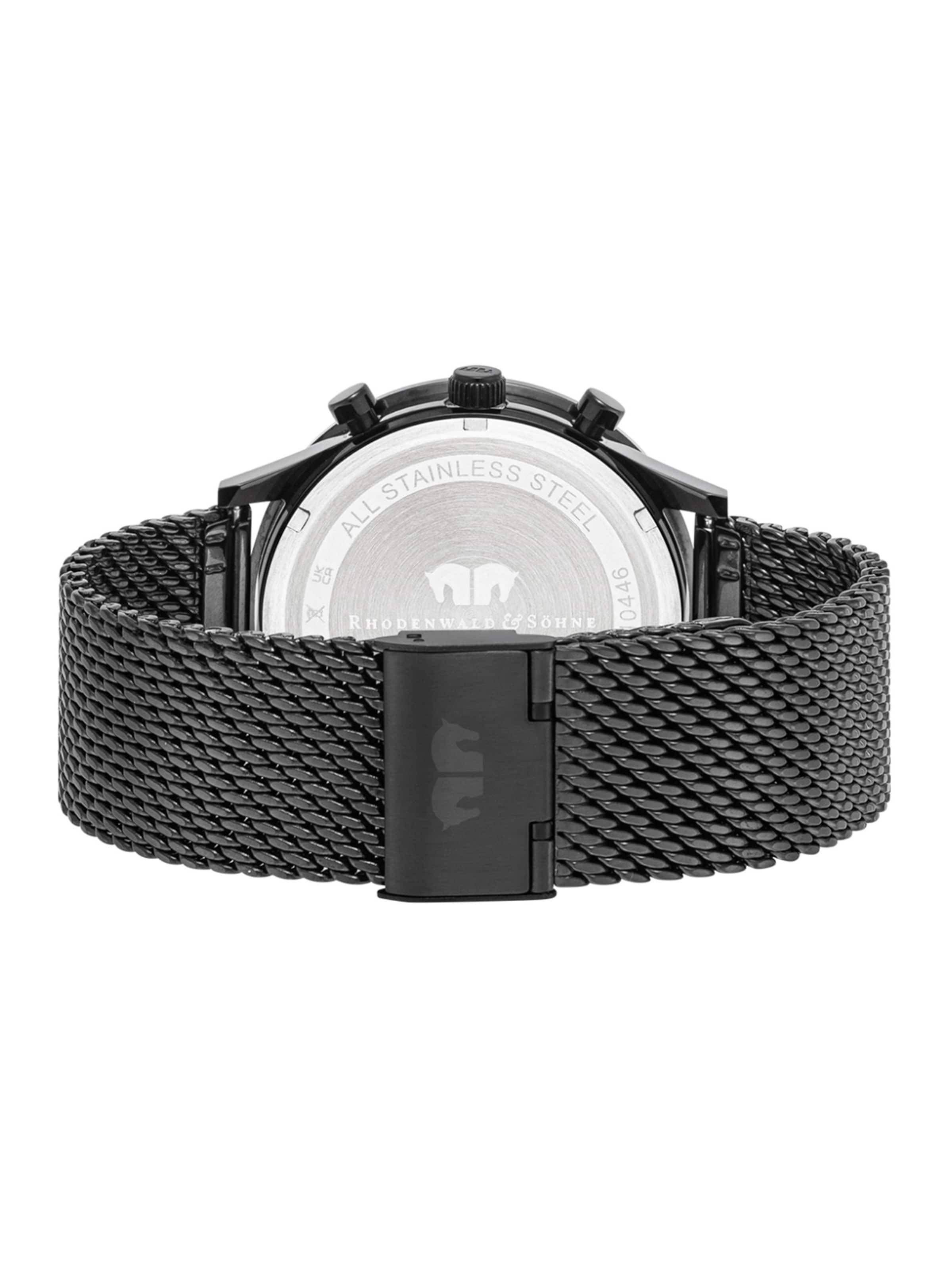 Montre à affichage analogique Rhodenwald & Söhne en noir