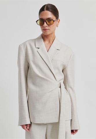 SECOND FEMALE Blazer in Beige: front