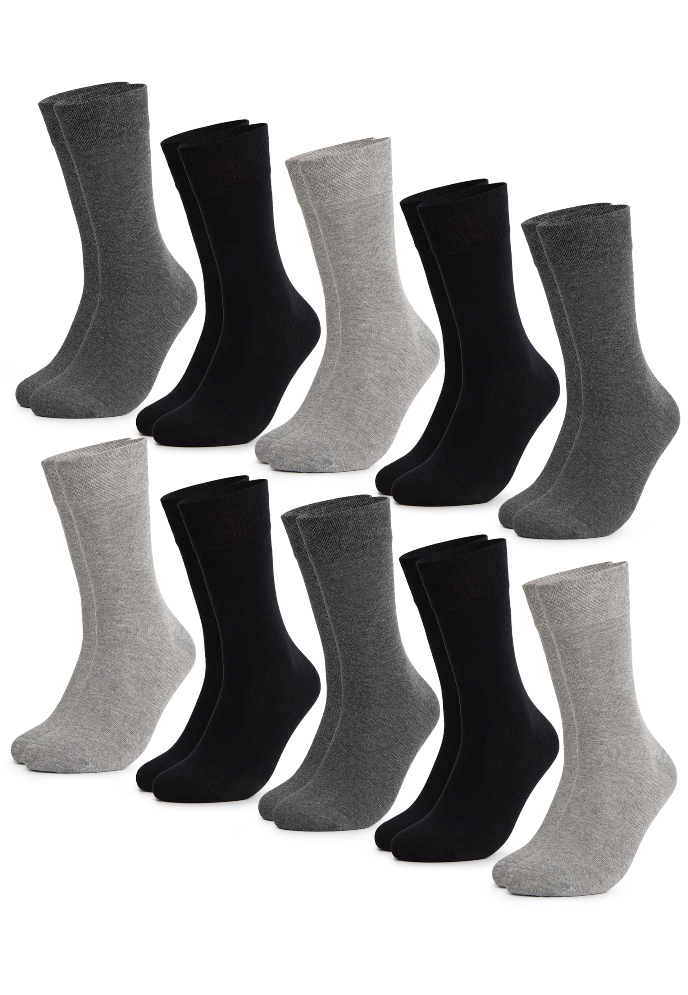 Occulto Socken 'Diabetiker Julia' in Grau: Vorderseite