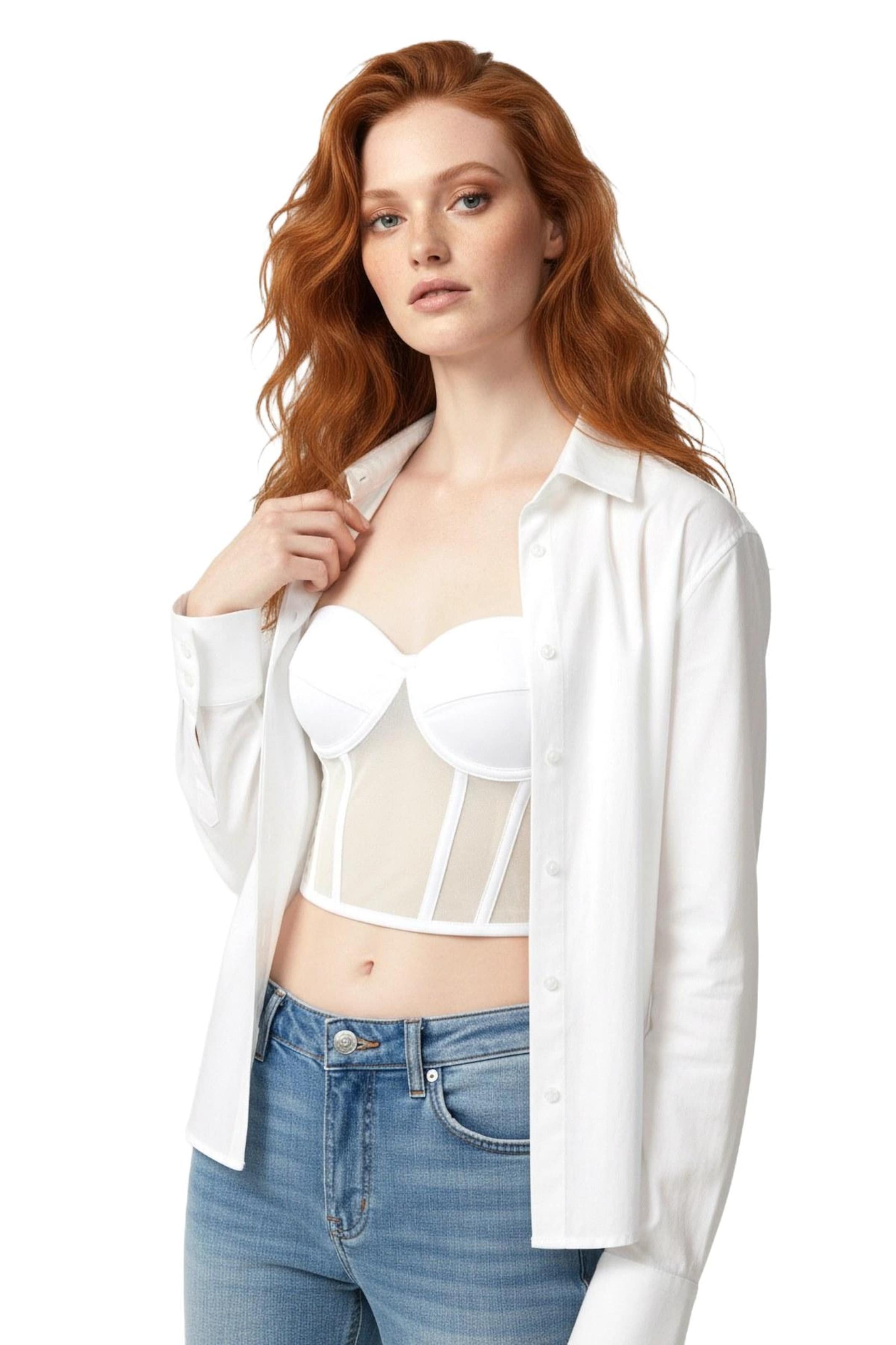 No Matter What Top in White: front