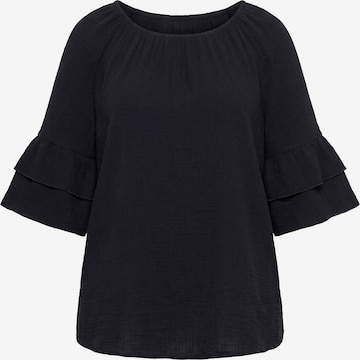 MIAMODA Blouse in Black: front