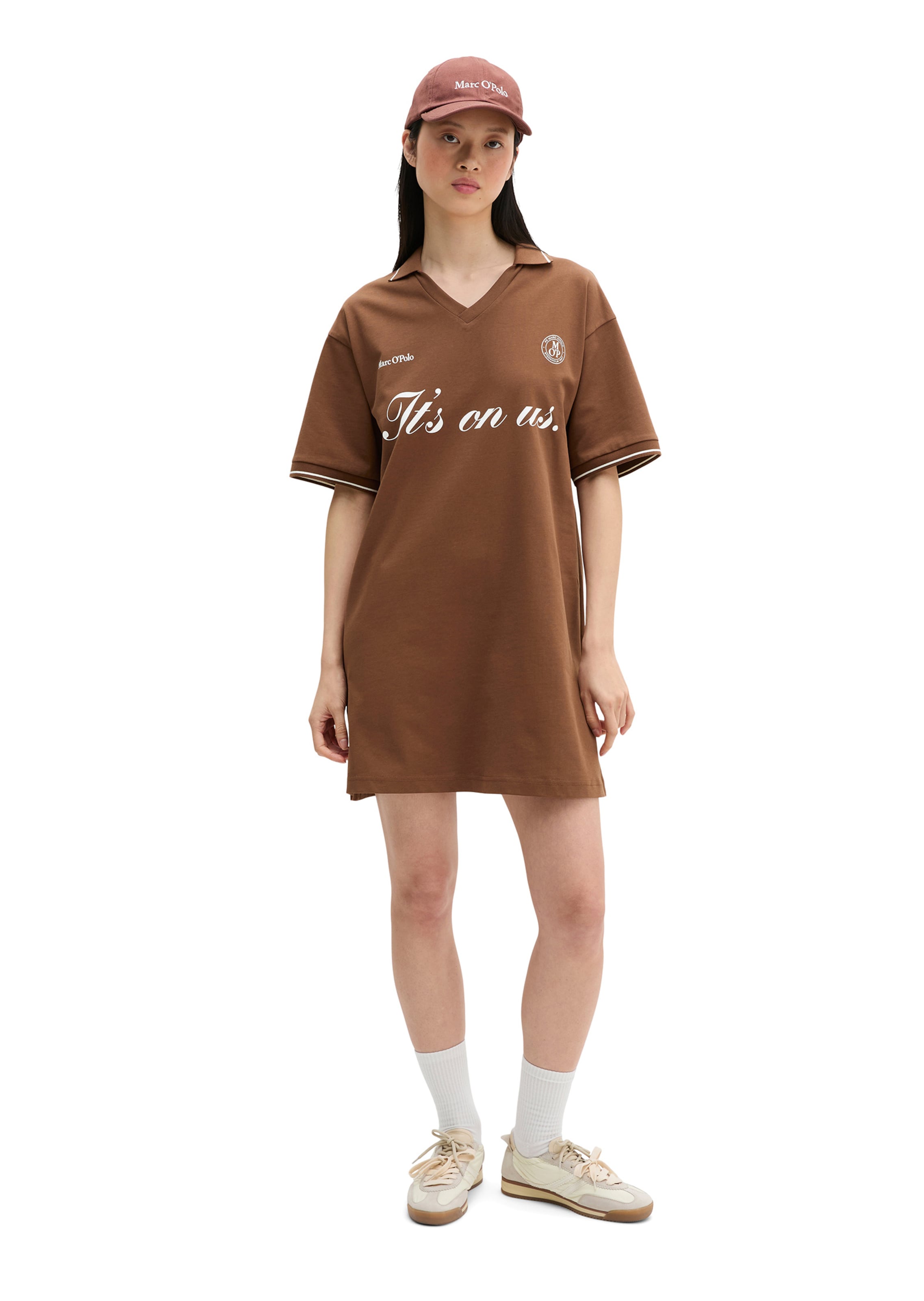 Marc O'Polo Jurk in Bruin
