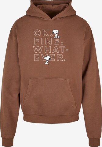 Merchcode Sweatshirt 'Peanuts - Ok Fine Whatever' in Mixed colors: front