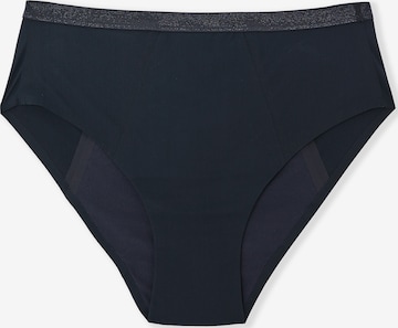 ETAM Menstruationsslip mit hohem Bund – Für starke Blutung in Schwarz: Vorderseite