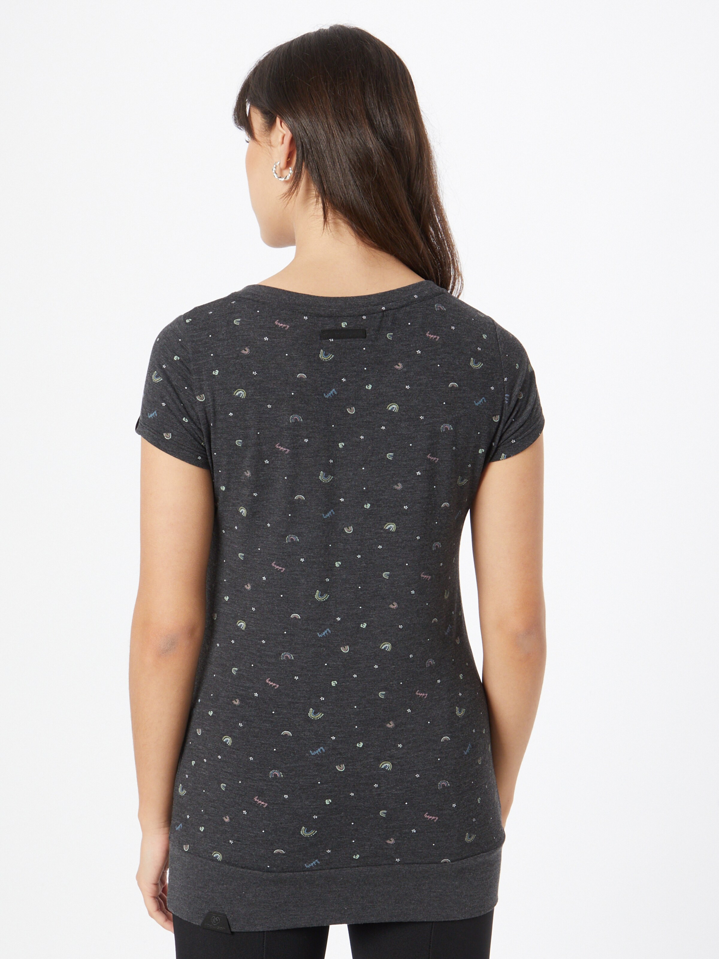 Frauen Shirts & Tops Ragwear T-Shirt 'Lesly Rainbow' in Schwarzmeliert - EY93951 Frauen Shirts & Tops Ragwear T-Shirt 'Lesly Rainbow' in Schwarzmeliert - EY93951
