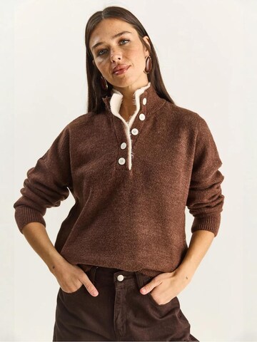 Pull-over 'Pullover' Bianco Lucci en marron