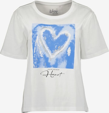 T-shirt 'Da' BLUE SEVEN en blanc : devant
